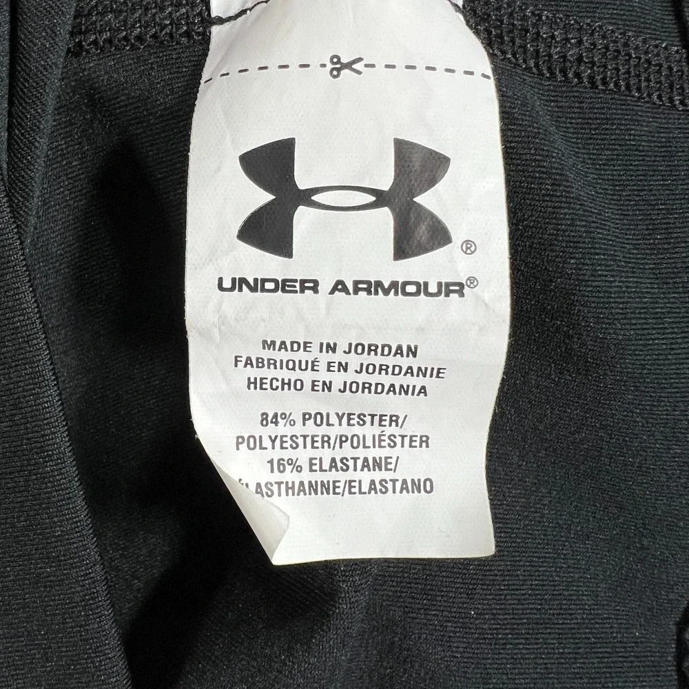 Under Armour Pullover Shirt Mens Large‎ Black Long Sleeve 1/4 Zip All Seasons